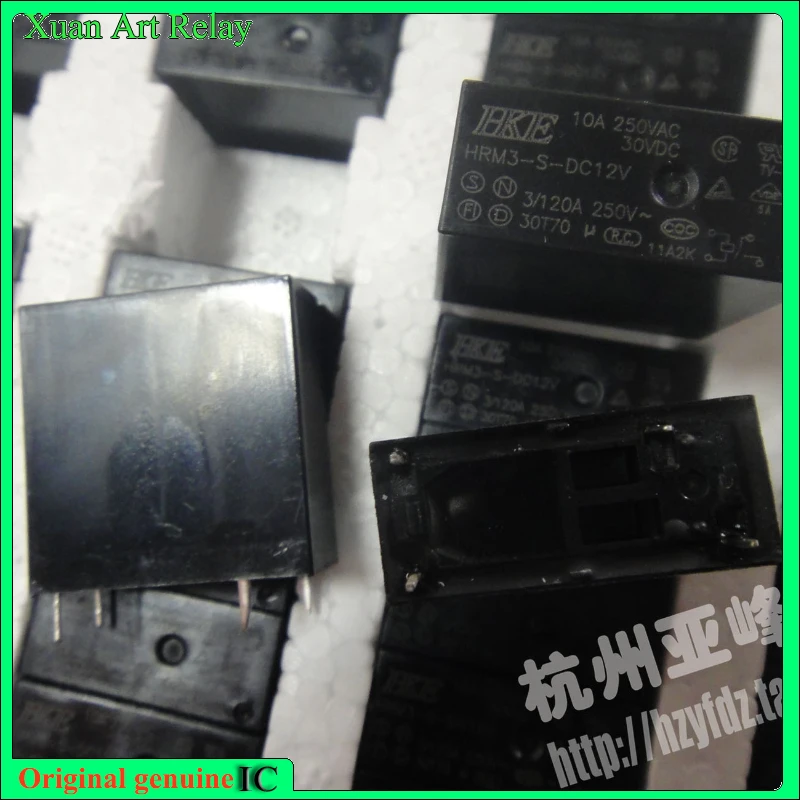

10pcs/lot 100% original genuine relay:Brand new relay HRM3H-S-DC9V-A 4pins HF36F 10A 250VAC 0.25W