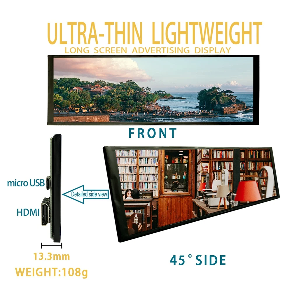 IPS PC ̽  ȭ, TFT LCD µ ͸, Ʈġ   ÷, 7.9 ġ, 400x1280