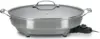 1500-Watt Nonstick Oval Electric Skillet,Brushed Stainless 18 IN 1
