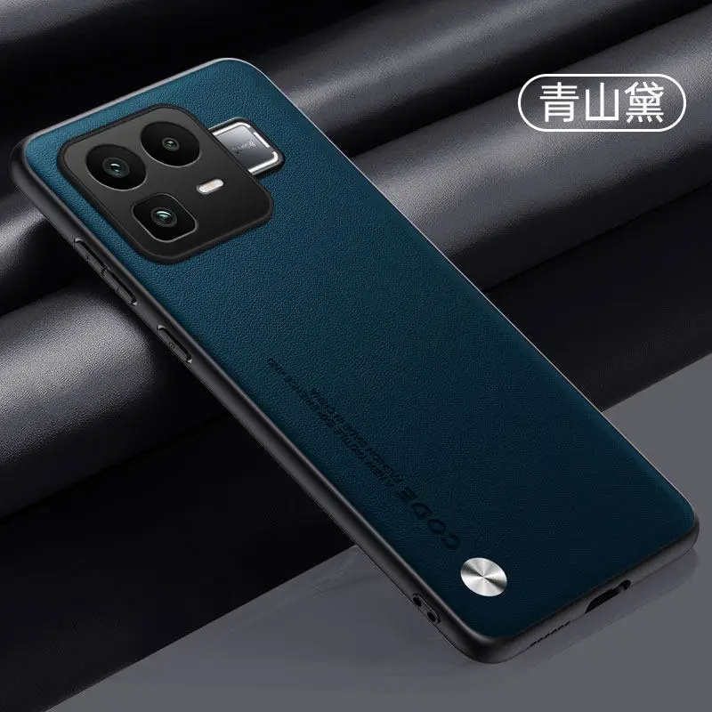 Premium PU Leather Silicone Phone Case with Soft TPU Lens Protection and Shockproof Bumper