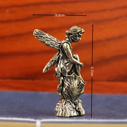 Exquisite Handmade Brass God Statue - Vintage Style Copper Figurine (1PCS E)
