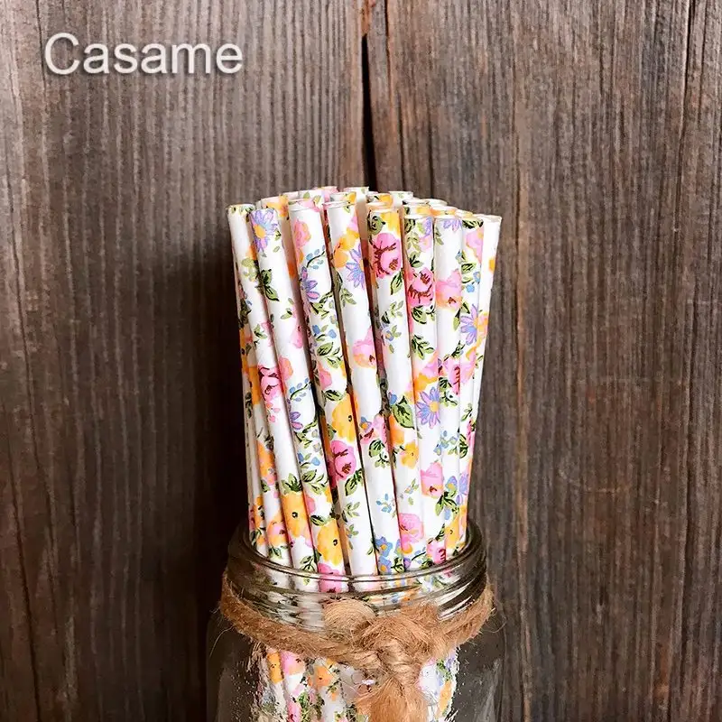 Mouse Ear Mouse Head Paper Straws Animal Straws Girls and Boys Party Paw Printing Dog Foot Print Red Bow Mouse Ear Mouse Head - Image 13
