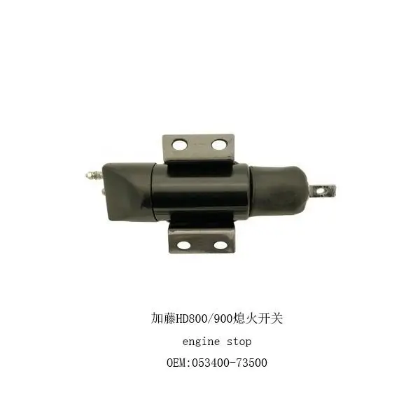 

053400-73500 Excavator solenoid valve for HD800 HD900 electric parts fuel Shut Off /stop Solenoid valve