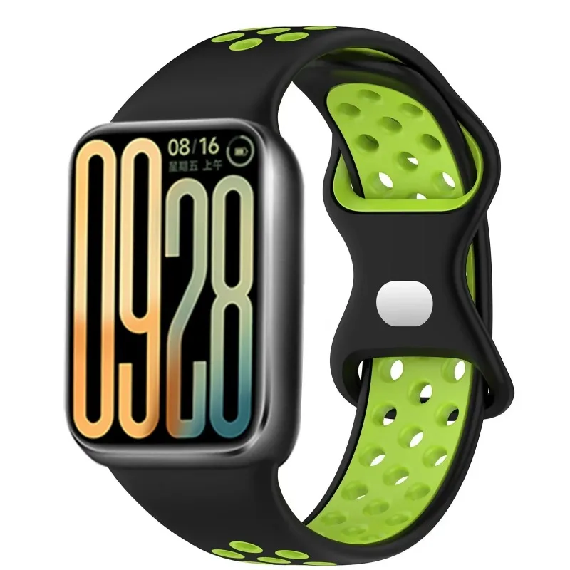 Two-Color Breathable Silicone Strap Wristband Accessory