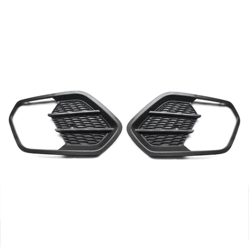 1 Pair Front Bumper Fog Light Frame Grille Cover F01039178 For Ford Escape Kuga-Replacement