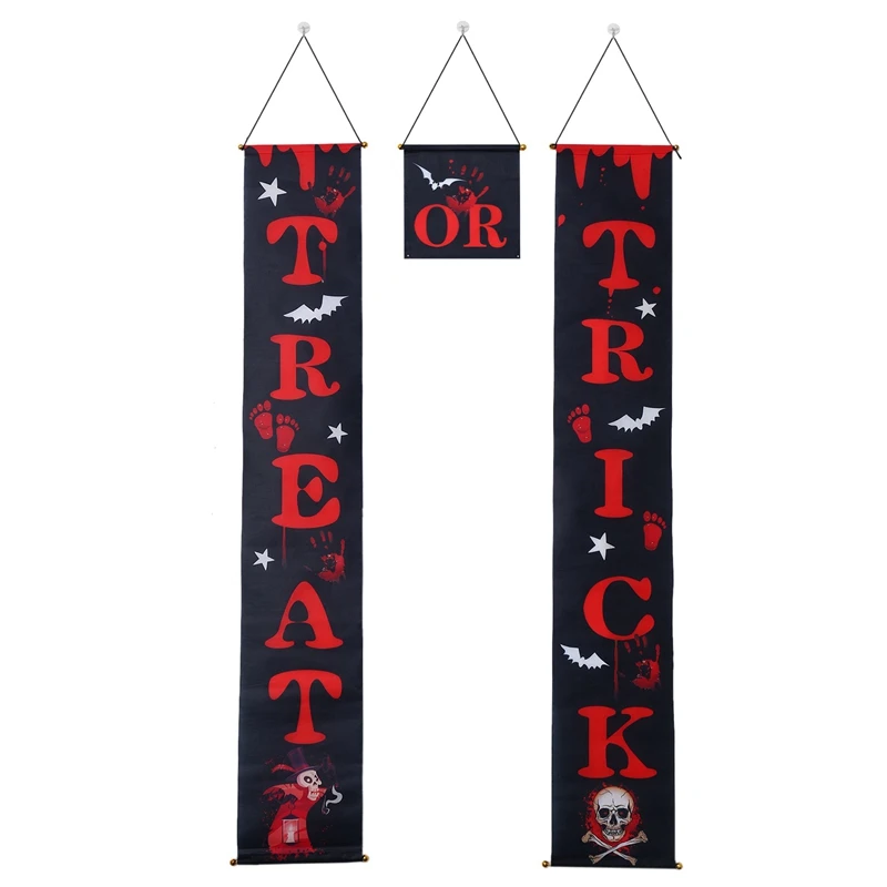 

Halloween Decorations Porch Signs, Halloween Welcome Banner Hanging Bunting Flags, Hocus Pocus Decorations For Party