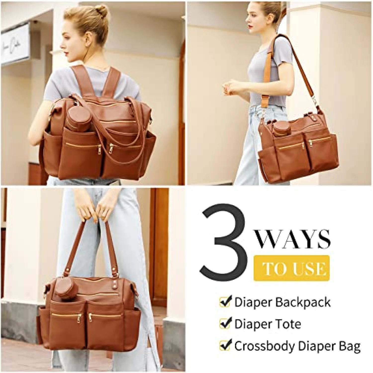 Crossbody Diaper Bags – Higton