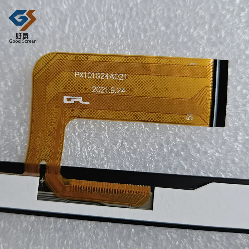 Capacitivo Touch Screen Digitizer Sensor Painel de Vidro Externo P25t Tab Pad Almofada Preta Apenas P25t Px101g24a021 Novo Vidro 2.5d p n Px101g24a021 Preto - Imagem 2