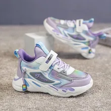  Children Shoes Girls Sneakers Mesh Breathable Kids Sports Shoes Fashion Pink Casual Daily Running Tennis Sneakers for Boys 