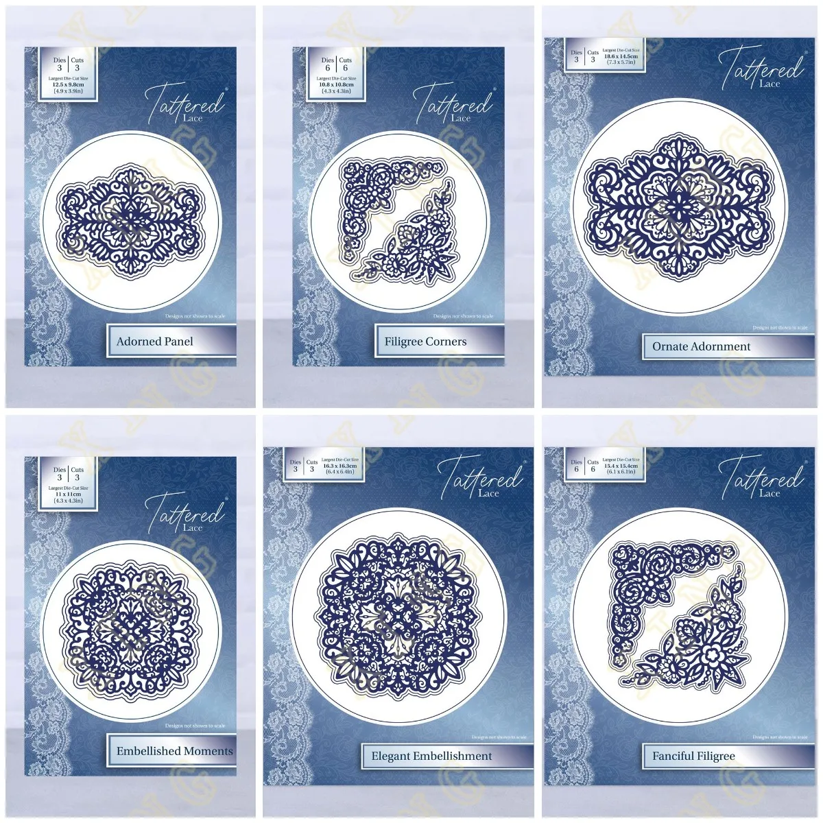 

Filligree Corners Ornate Adornment Metal Cutting Dies Scrapbook Diary Decoration Stencil Embossing Template DIY Greeting Card