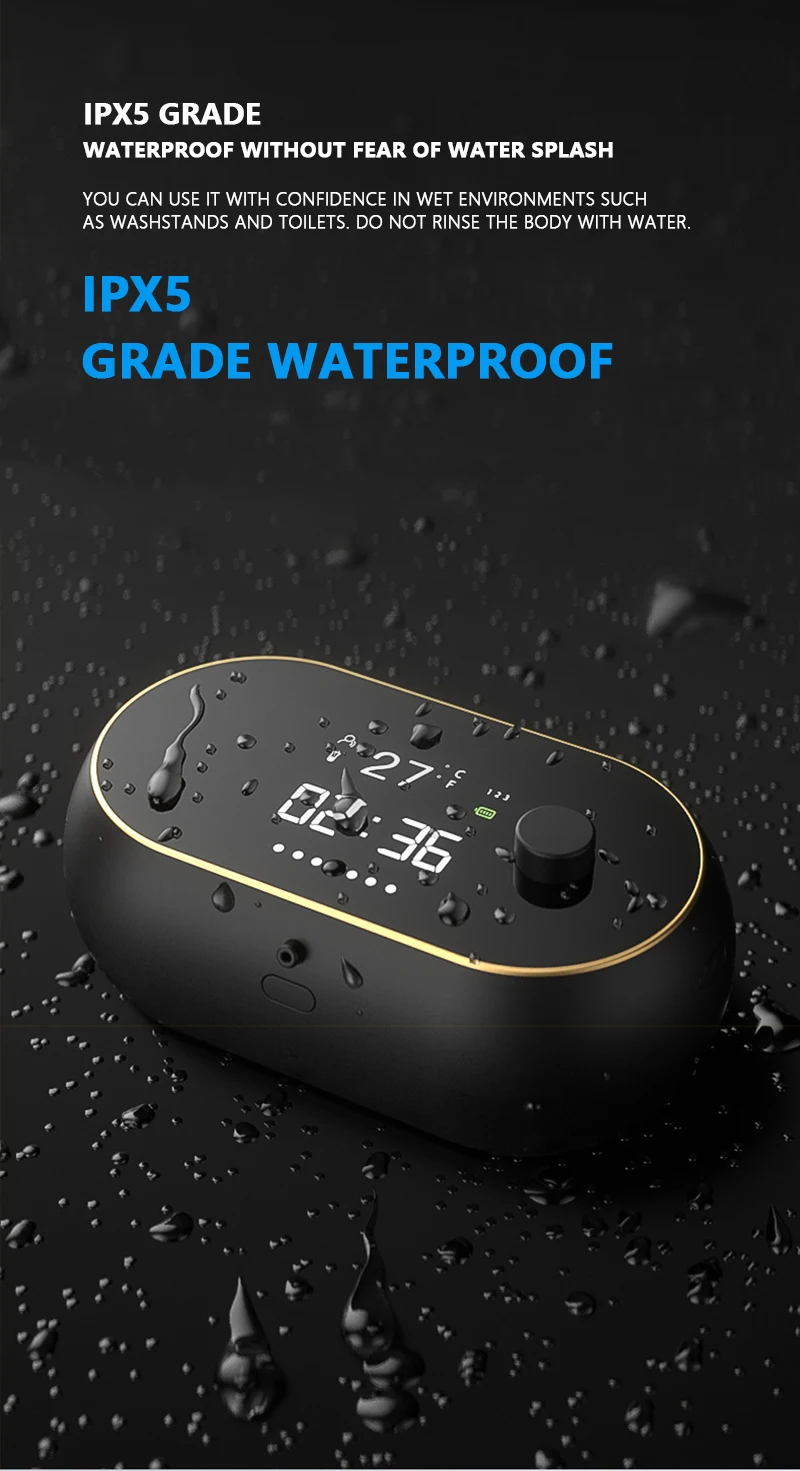 Creative Liquid Foam Soap Dispensers Time Temperature Display Human Body Induction Hand Wash Waterproof Automatic Soap Dispenser 3