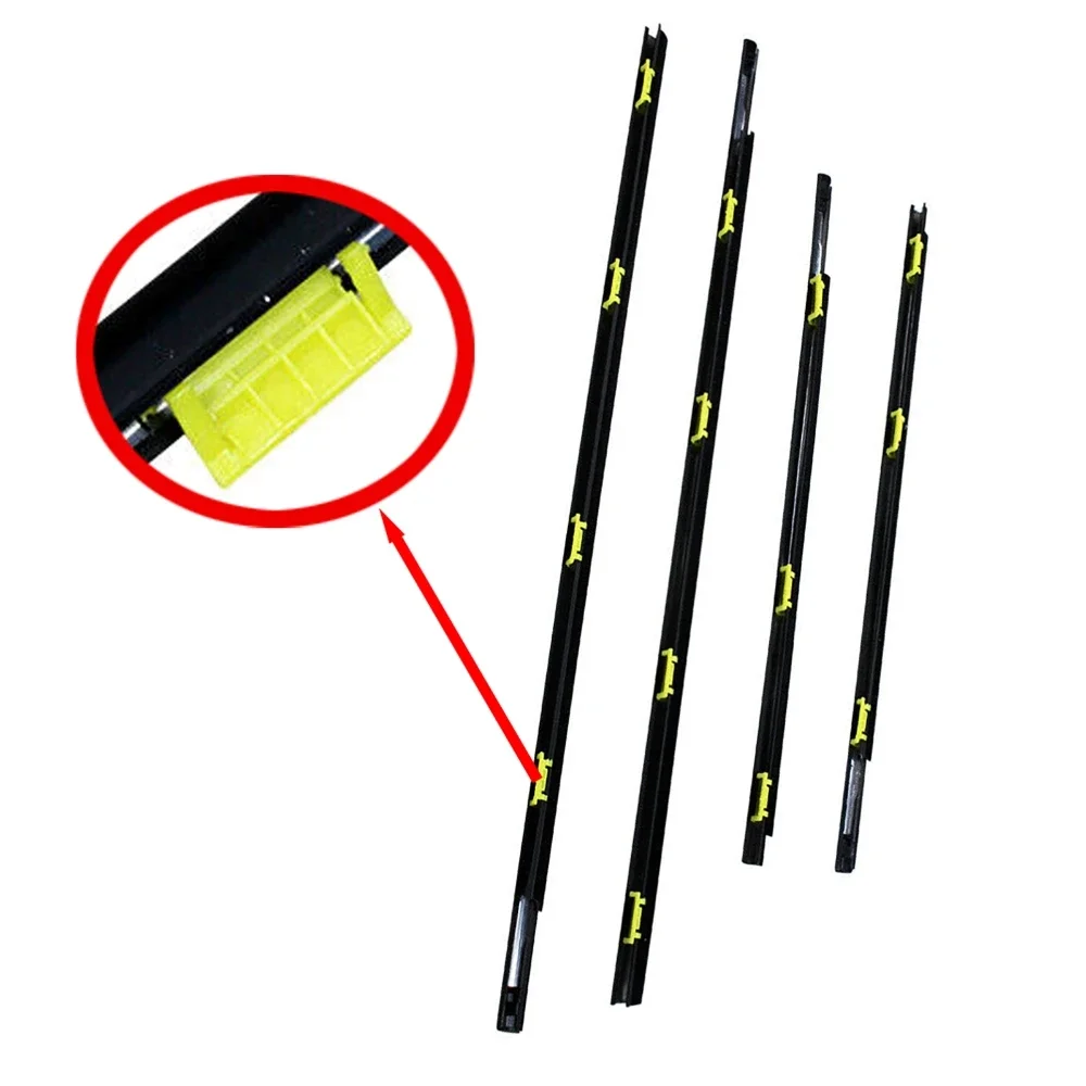 Window Weatherstrips Side Door Moulding Trim Belt Outer Window Glass Sealing Belts 72410-S9A-003 For Honda CRV 2002-2006