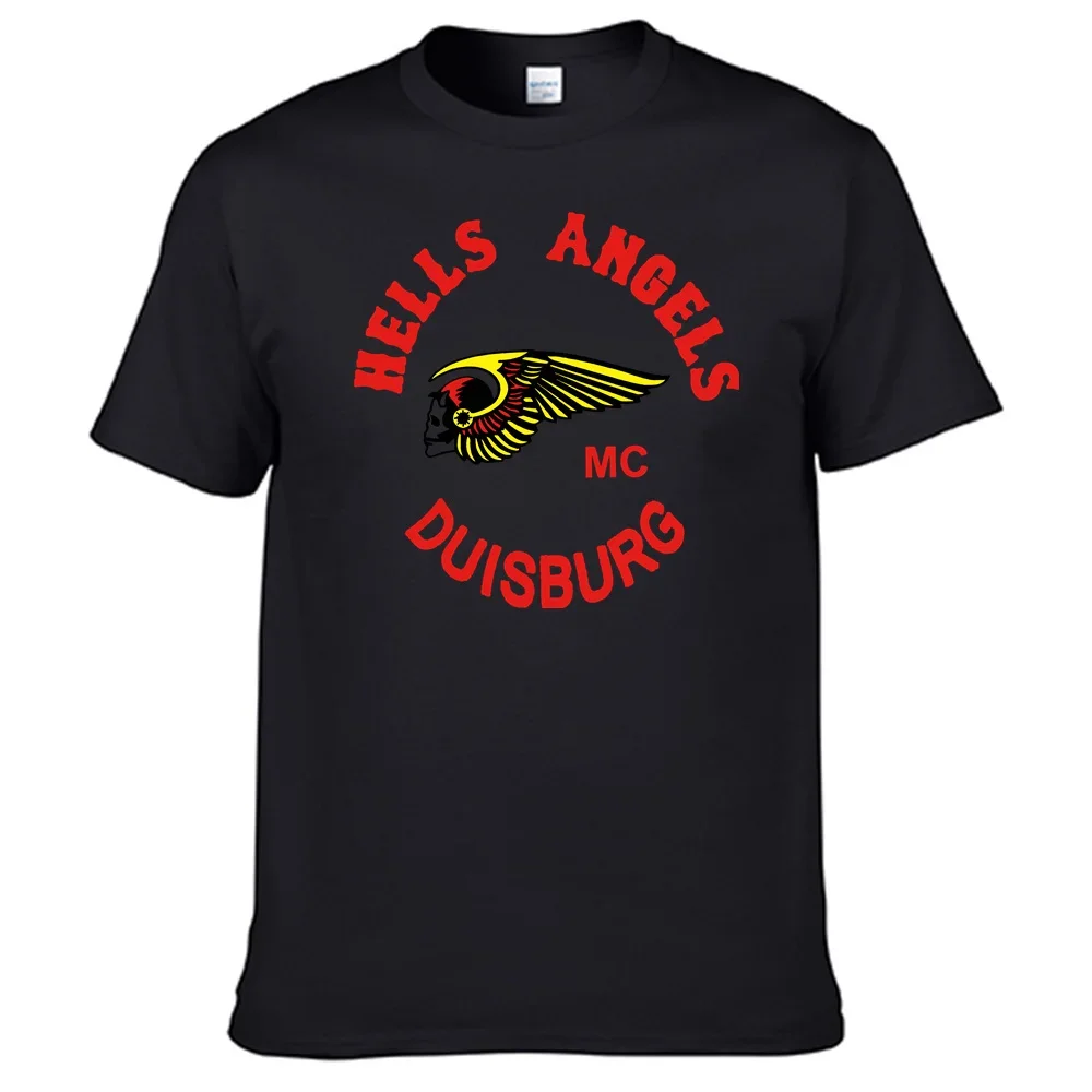 T-shirt Hells Angels MC Duisburg - Noir | Vêtement Moto Club