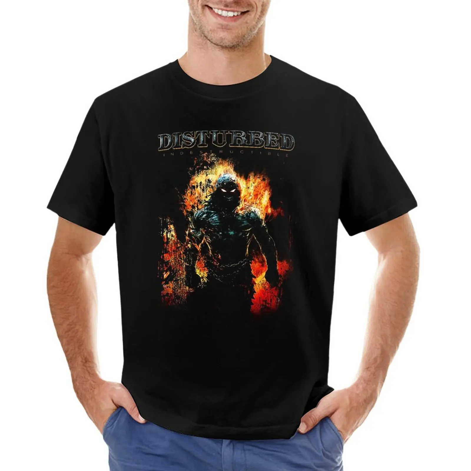 

Disturbed logo T-shirt shirts graphic tees tees new edition Men's t shirts