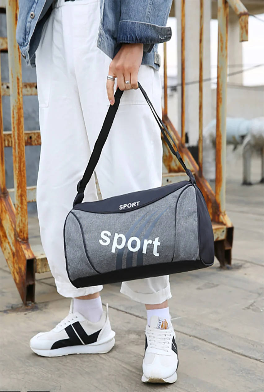 Outdoor Sports Men's Shoulder Bags Large Capacity Nylon Crossbody Bag Fashionable Travel Sports Bag Yoga