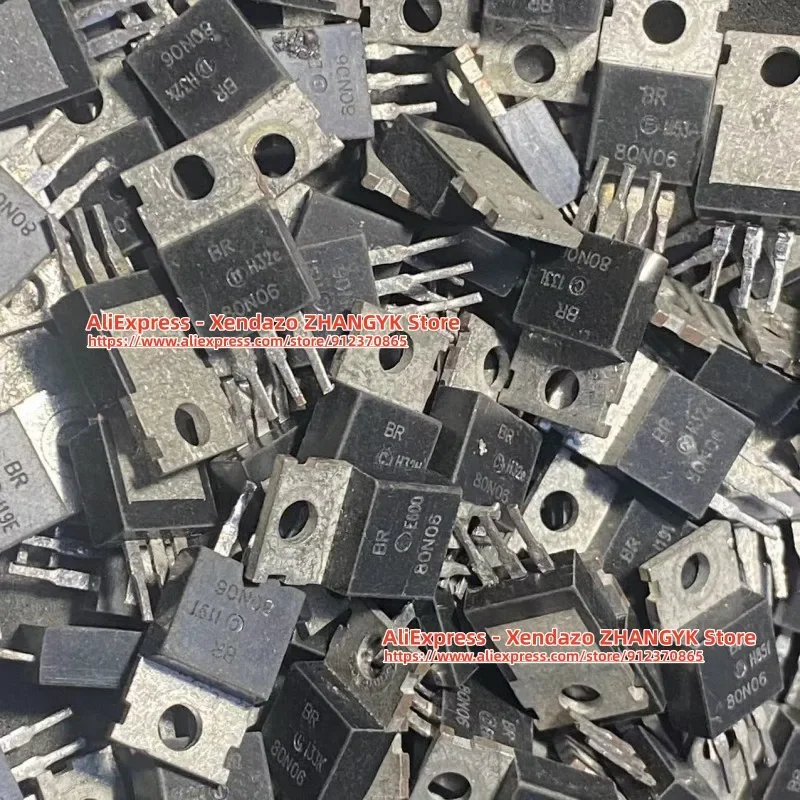 10pcs/lot Original BR80N06 80N06 60A/80V TO-220