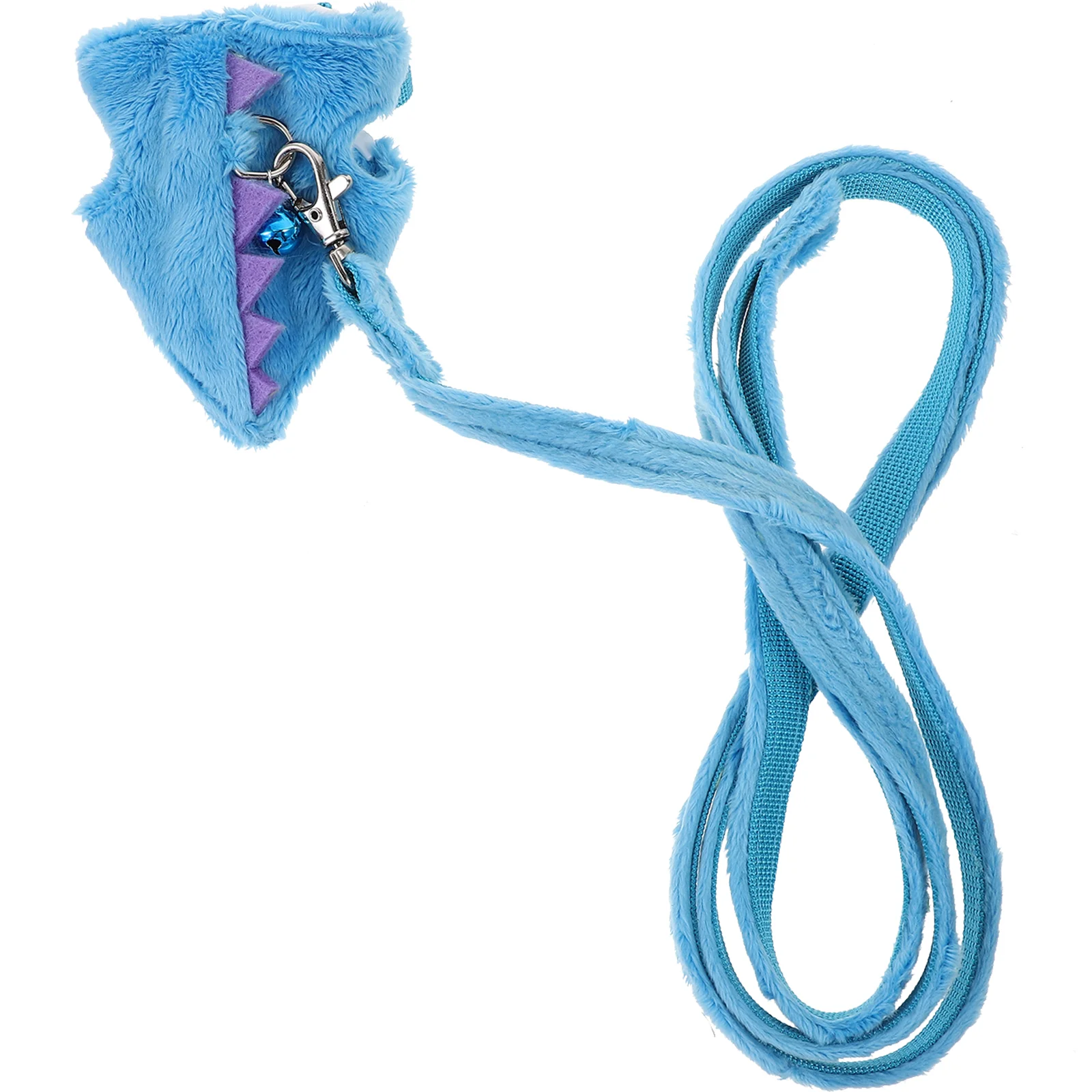 

Comfortable Ferret Vest Leash Small Animal Walking Vest Practical Ferret Leash Bell Color Random