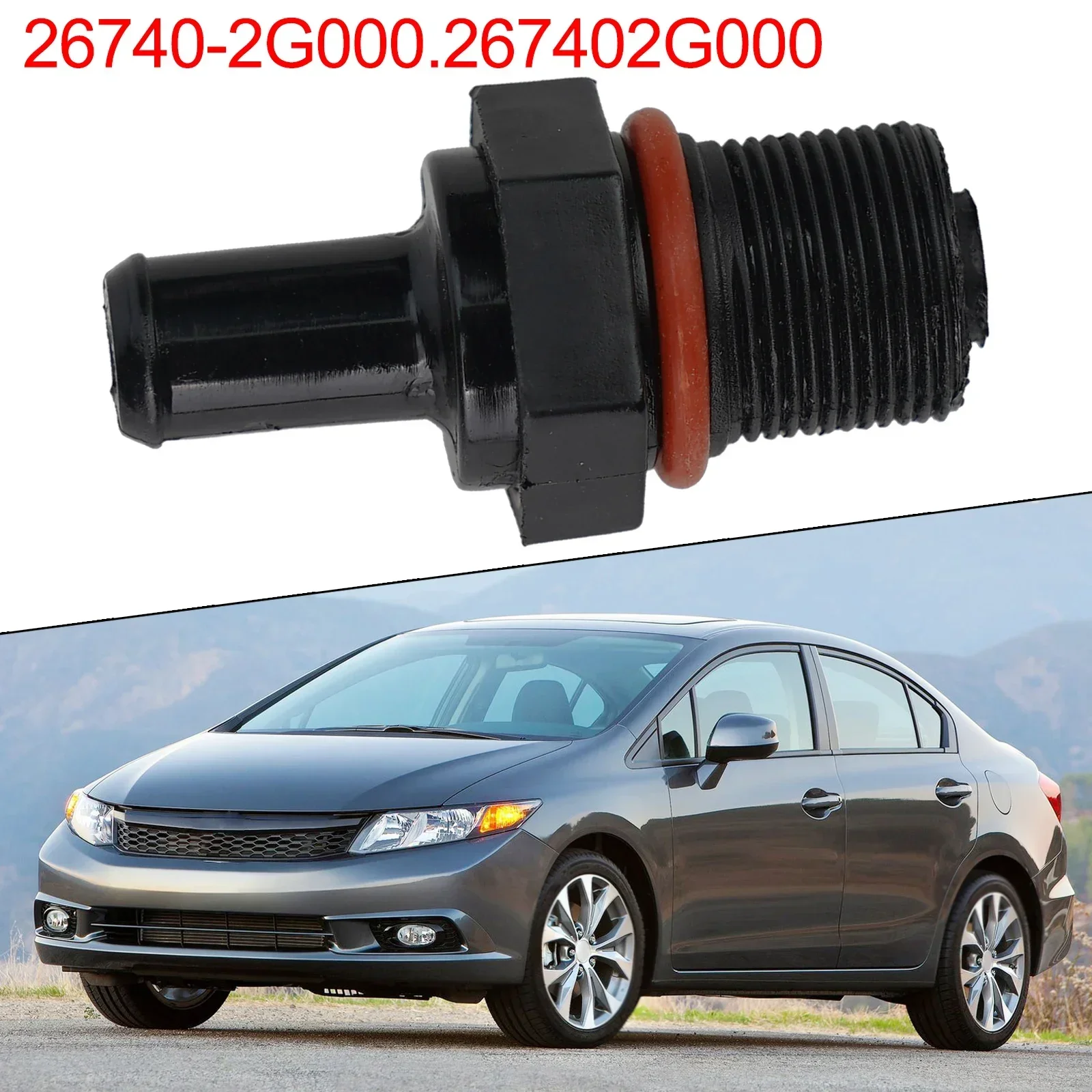 PCV Valve Assembly engine pcv valve cover repair kit camshaft solenoid valve 267402G000 2pcs For Hyundai Coupe 12-13 Elantra 10-15 Sonata 2008-2015 Tucson 2010-2015
