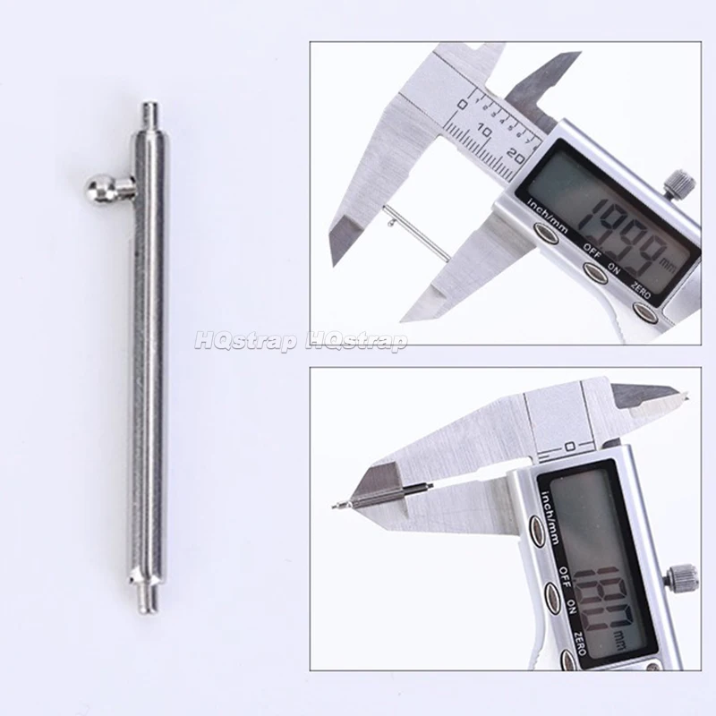 Universal Stainless Steel Quick Release Watch Band Spring Bars - 20pcs/4pcs