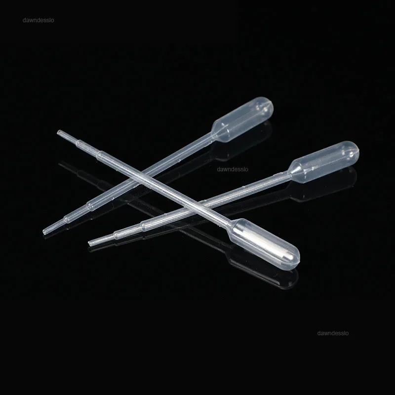 Plastic Pipette Laboratory Disposable Transfer Ink Transfer Dropper Makeup Tools Eye Dropper Experiment Supplies For Lab