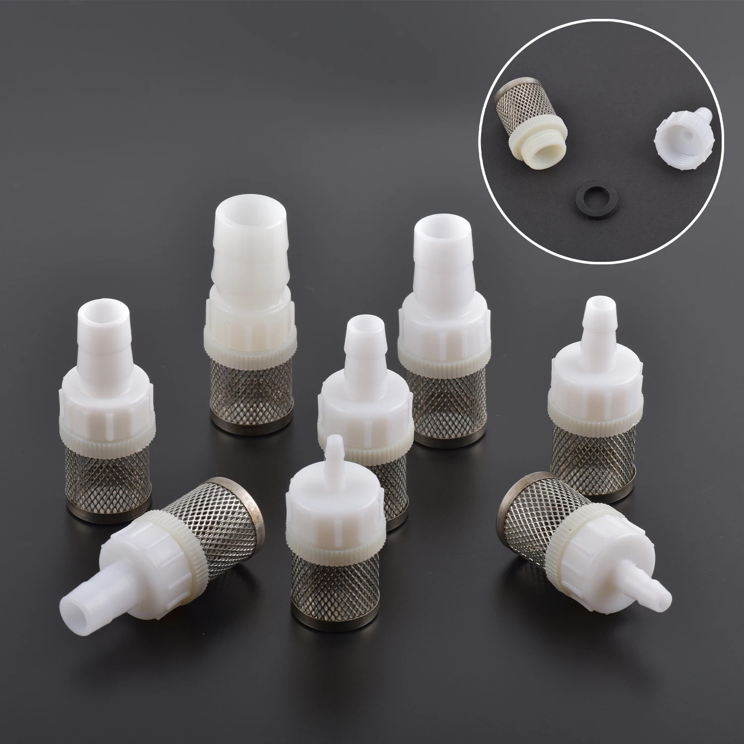 Filtro Per Tubazioni In Acciaio Inox 304 - Per Irrigazione Giardino, Pompe Acqua E Acquari, Filettatura Maschio - Foto 4