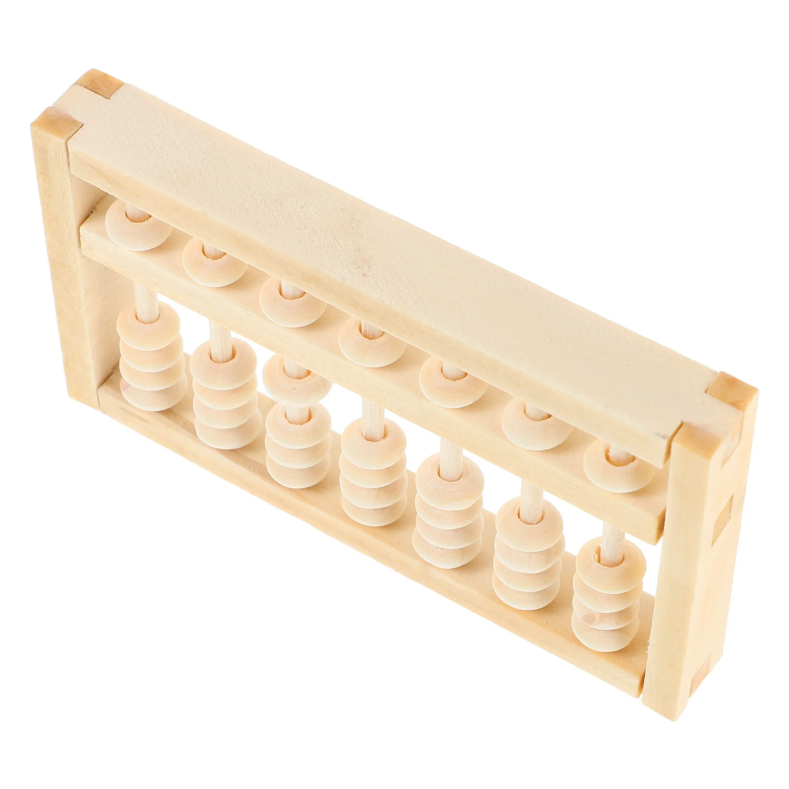 Wooden Abacus Mini Retro Photo Props Birthday Booth Kids Math Toy Arithmetic Tool Soroban Beads Japanese Student Learning