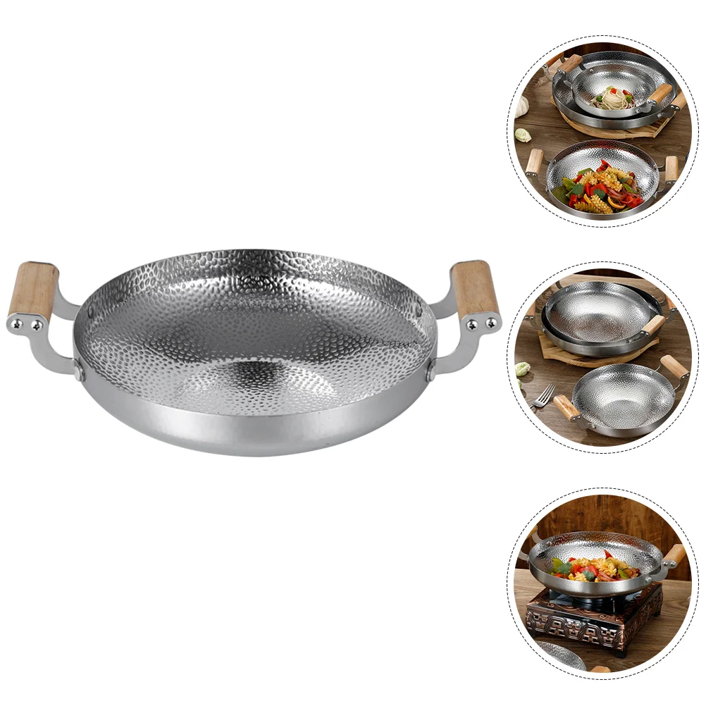 

Special Alcohol Stove Small Cooking Pots Stainless Steel Wok Pan Metal Pans for