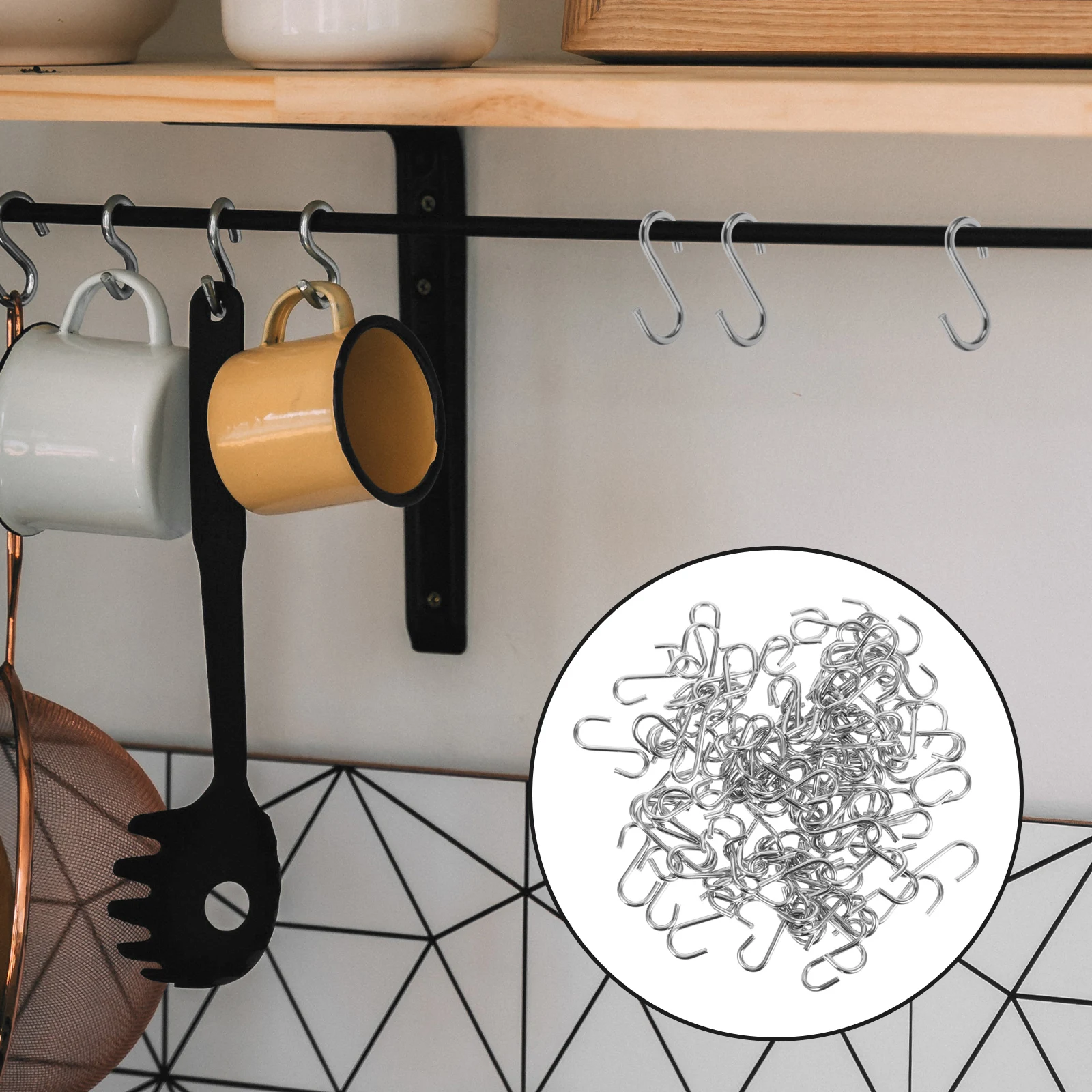 10pcs Crochets Plats En S De Suspension En Métal Crochet De Cuisine Robustemultifonctions Crochets Pour De Cuisine Ou A Viande Boucher Vetements Plantes Outils De Jardinagenoir 87546092