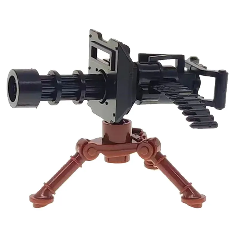 WWII Military Weapons Building Blocks Set with Soldier Figure and Heavy Artillery Accessories