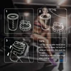 Protein Shaker Bottle Leak Proof Bottle for Protein Mixes 3 Layer Twist Off Shaker Cup Sports Shaker Bottle for Protein Powder 6