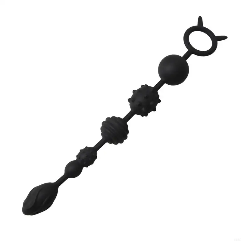 Plug Anal Beads de Silicone Leten Little Devil Espiral