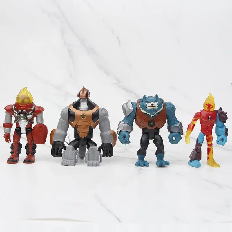 Ben 10 Heatblast Figura, Ben 10, Quatro Braços, Ornamento Modelo