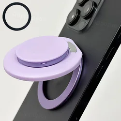 Grippopso Magnetic Cellphone Holder with Hidden Stand and Universal Desktop Mount (Purple)