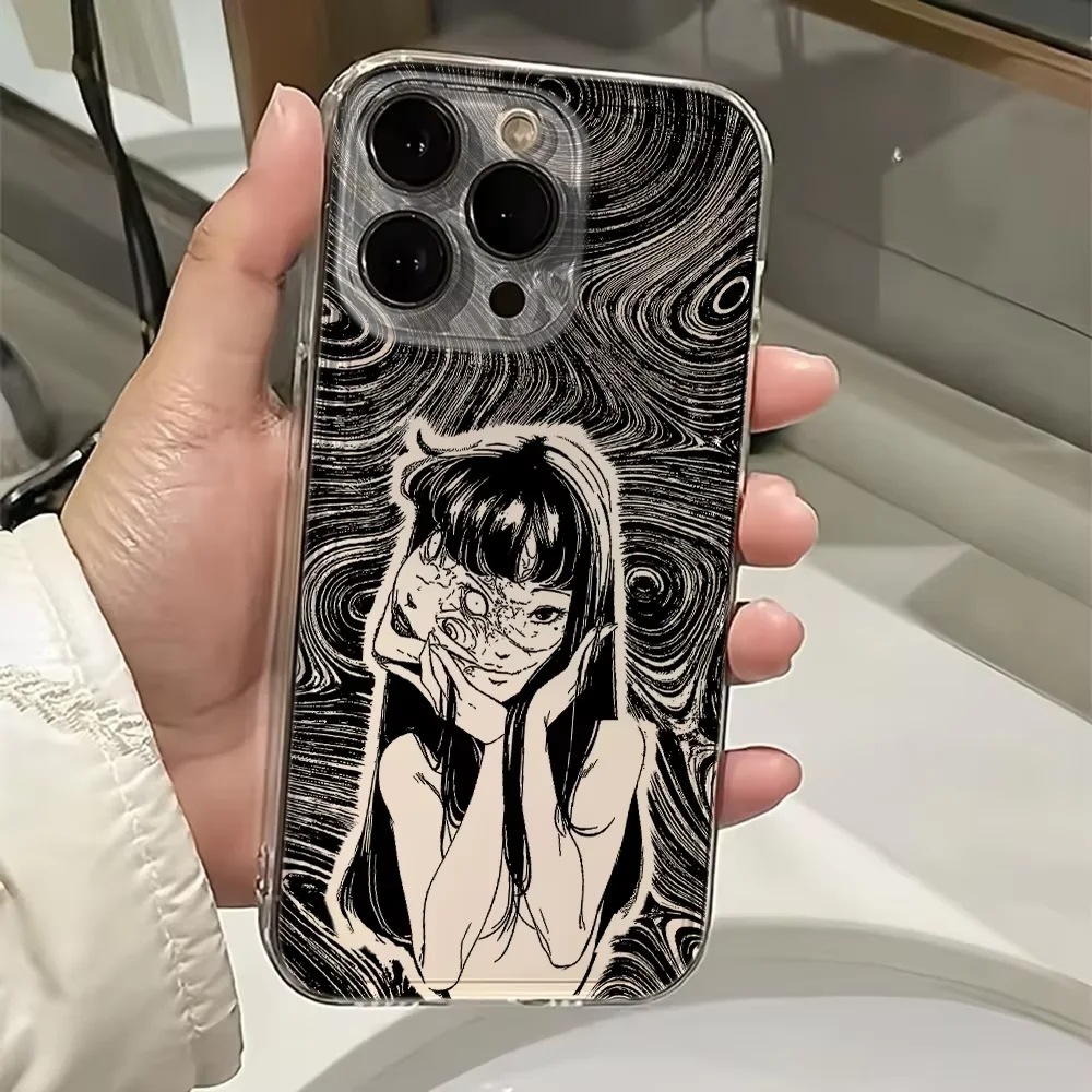 Junji Ito Horror Manga Tomie Transparent Phone Case