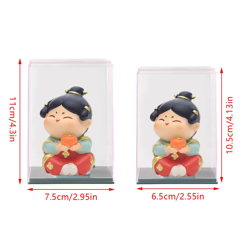 Boîte De Présentation En PVC Transparent Pour Poupées – Protection Contre Poussière Et Chocs