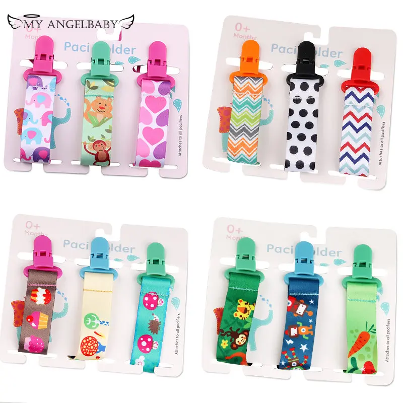 3 Pcs/Set Baby Pacifier Clips Pacifier Chain Dummy Clip Nipple Holder For Nipples Children Clip Soother Holder attache pacifier clip pacifier chain pacifier accessories teether clip