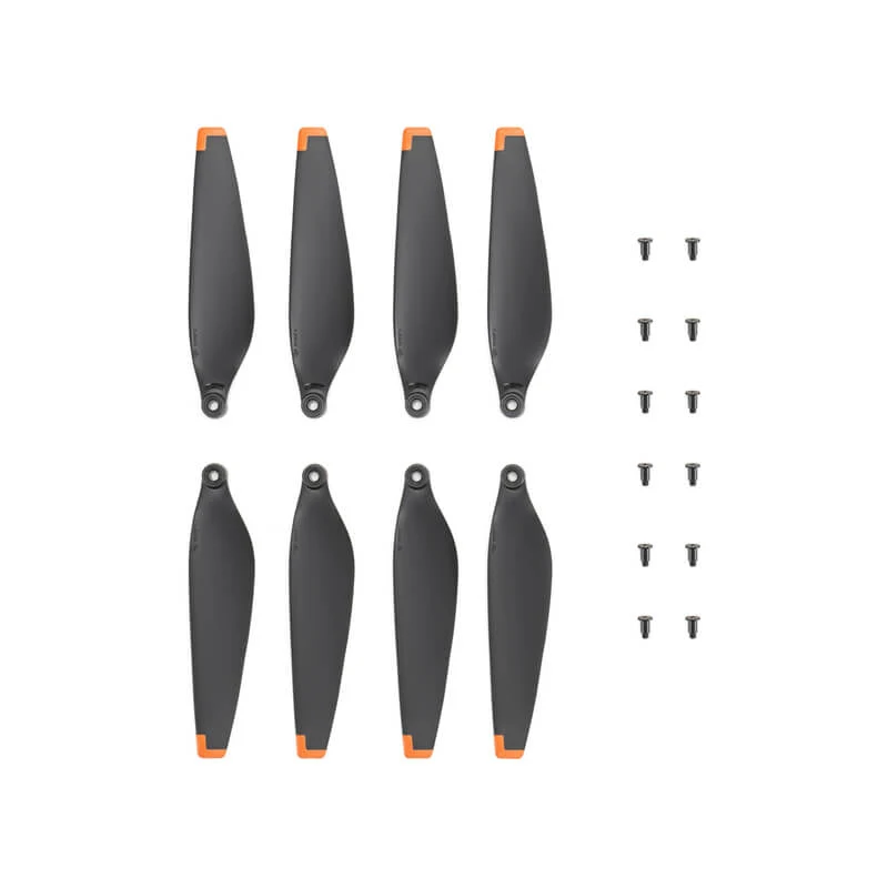 Pales d'hélices silencieuses pour DJI Mini 3 et Lito, détaillant le design aérodynamique