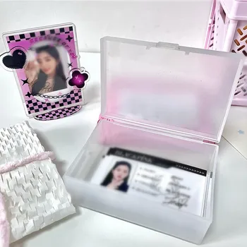 미니 직사각형 플라스틱 상자 반투명 상자 포장 상자, 방진, 강력한 보석 보관 케이스 컨테이너