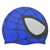 1 pcs Kids Swim Cap Comfortable Elastic Durable Silicone Swimming Cap Cute Cartoon Design For Girls And Boys Children Youths 4