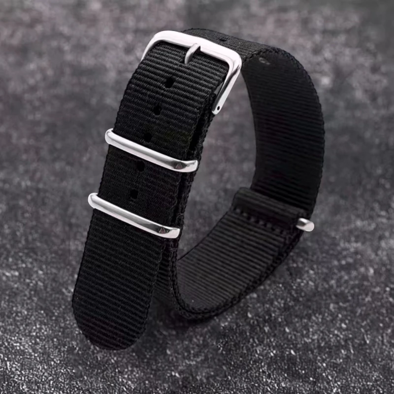 Universal Canvas Nylon Watch Strap - Premium NATO Style Wristband Bracelet