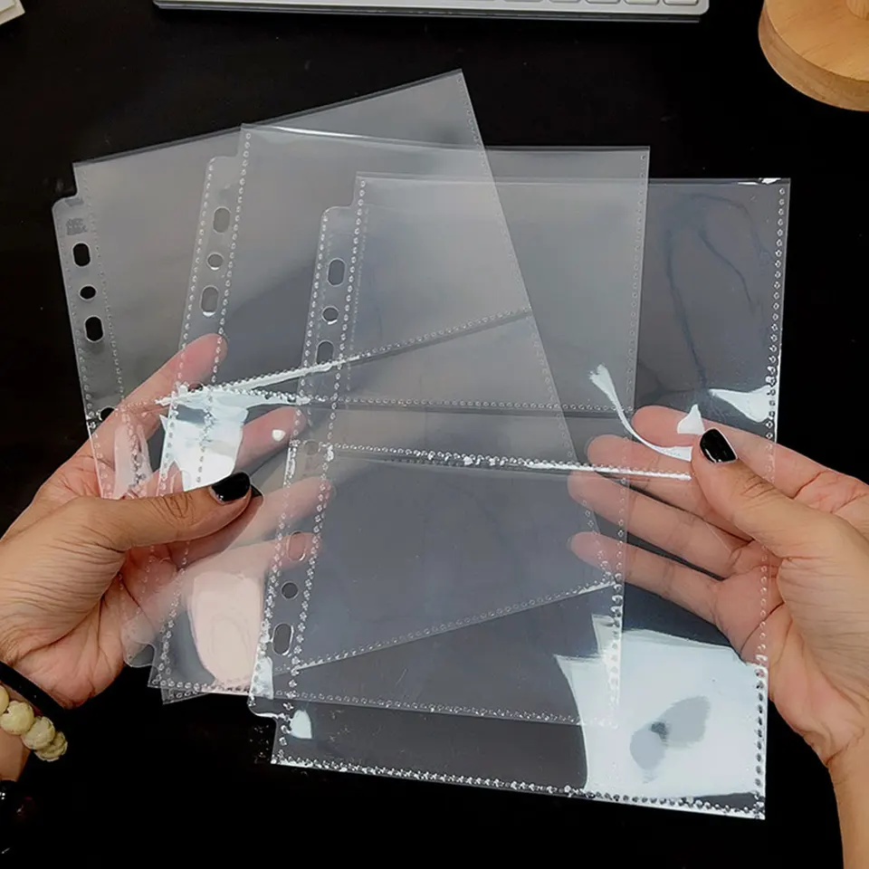 10-Pack Clear A5 Binder Pockets/Sleeves - 1, 2, And 4 Pocket Pages For Photos & Docs 10-Pack Clear A5 Binder Pockets/Sleeves - 1, 2, And 4 Pocket Pages For Photos & Docs