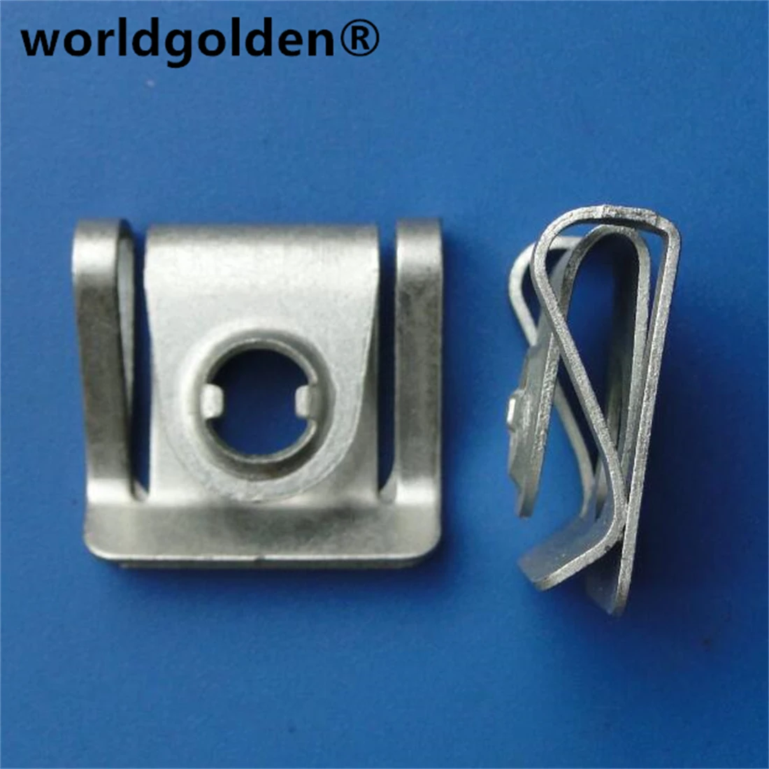 Worldgolden 100Pcs Auto Fasteners Motore Inferiore Piastra Di Protezione Fibbia Per Vw Audi 8 D0805960