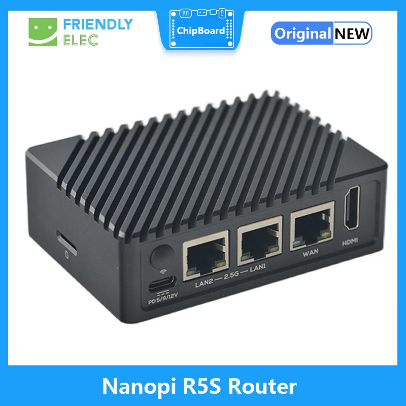 Nanopi R5S  RK3568   OpenWRT A55 HDMI2.0 2.5G ⰡƮ Ʈũ Ʈ ̴ 