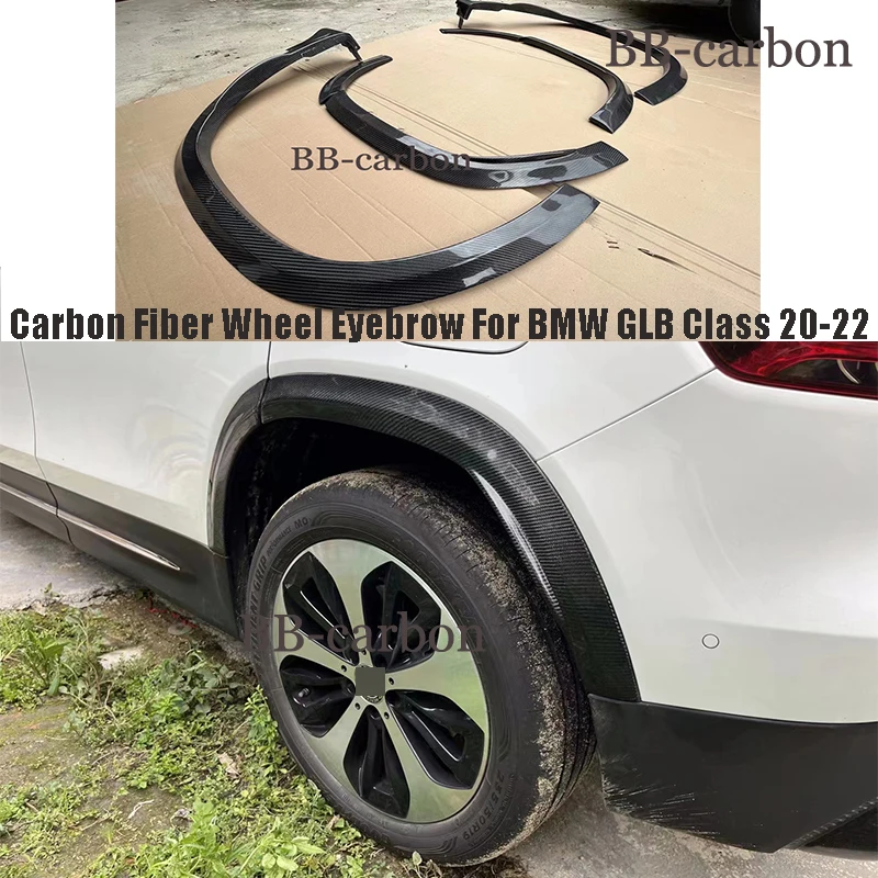 

For Mercedes-benz GLB Class GLB200 GLB180 Front Rear Wheel Eyebrow Real Carbon Fiber FRP Fiberglass Car Body Kit 20-22