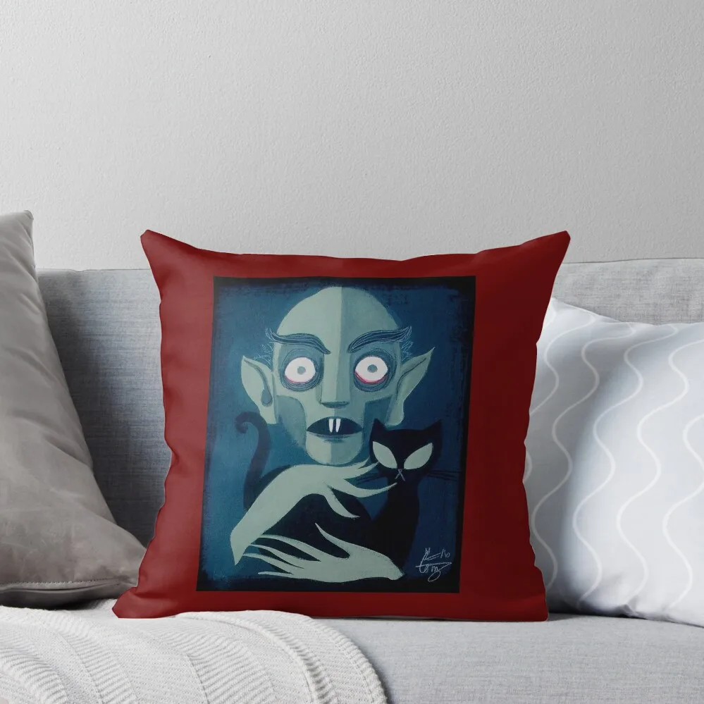 

Nosfercatu Throw Pillow Rectangular Cushion Cover anime girl Luxury Sofa Cushions