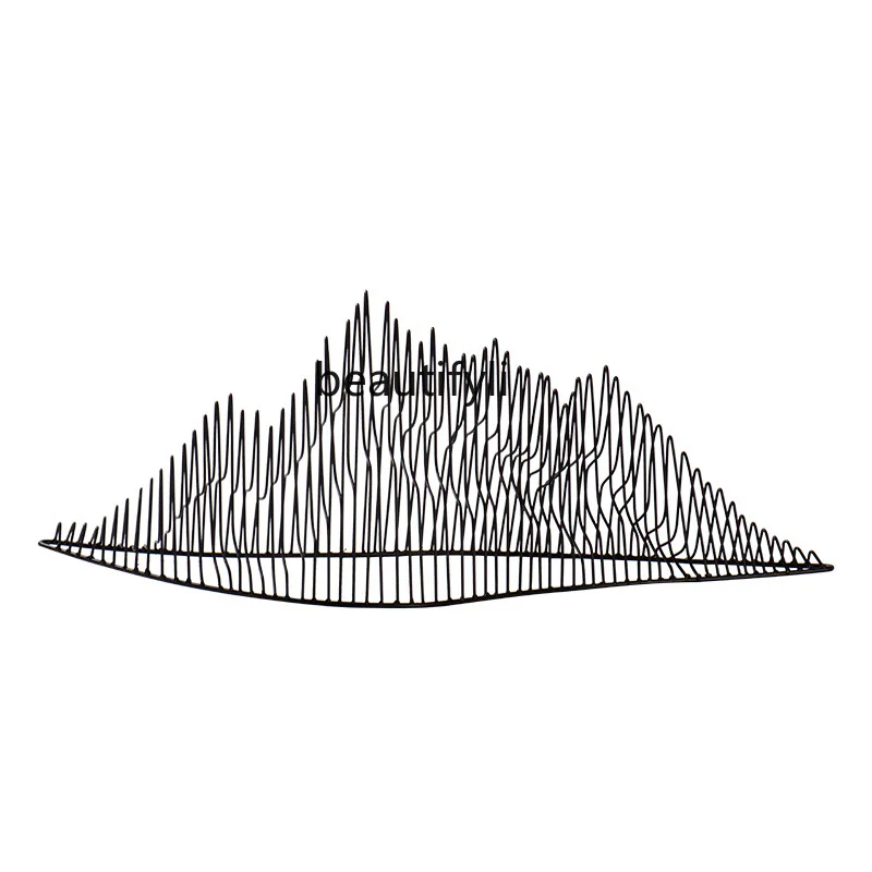 

zqHollow Iron Art Floor Ornaments Courtyard Waterscape Pool Modern Landscape Dry Landscape Decoration Sculpture Artwork