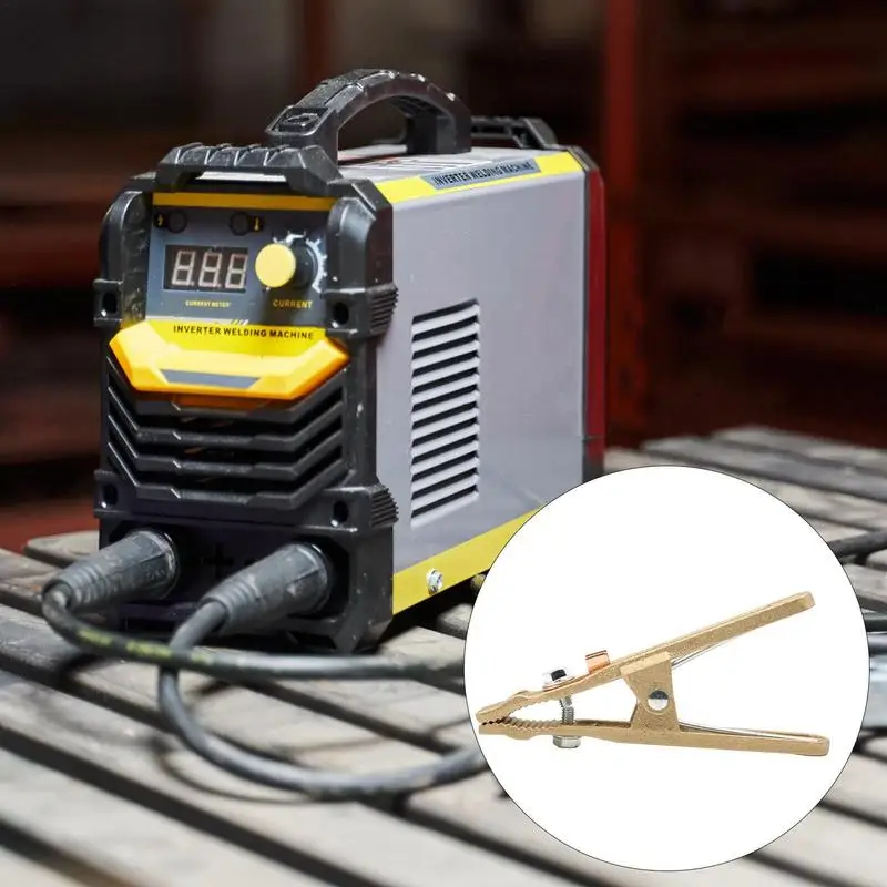 Ground Clamp For Welder A-Shape Manual Copper Earth Clip 260/300/500A Welding Ground Copper Clamp For Welder MIG MMA TIG ARC
