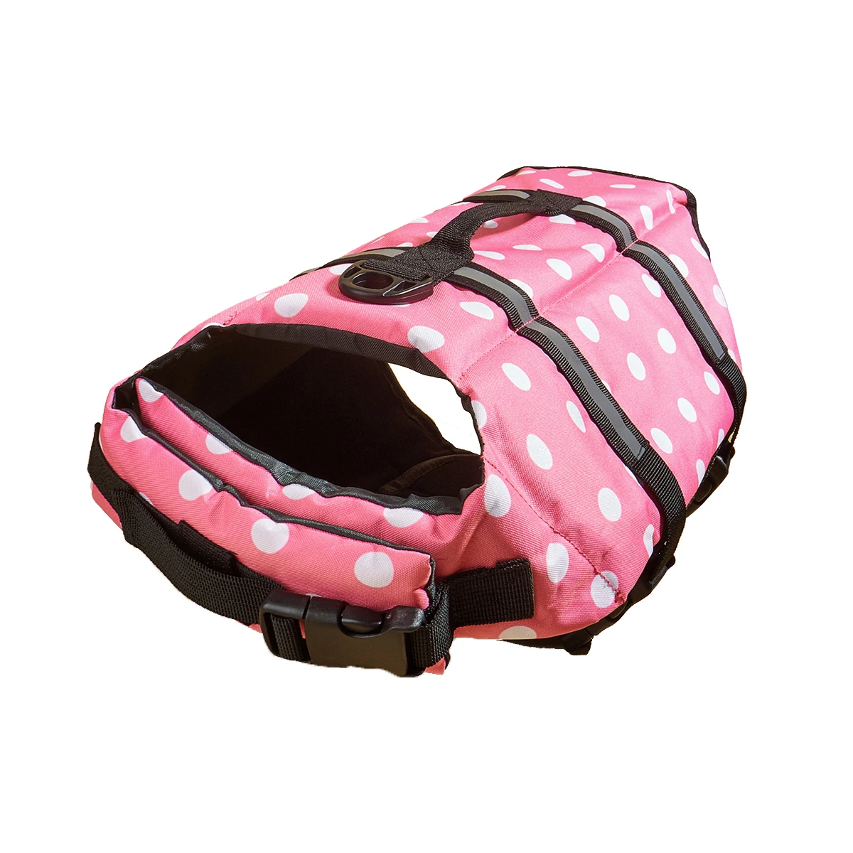 Reflective Adjustable Dog Life Jacket with Enhanced Buoyancy for Summer Swimming and Safety