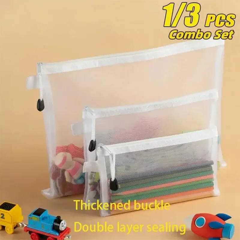 1-3 قطعة حقيبة التخزين شبكة ZipperToy بنة لغز الفر...