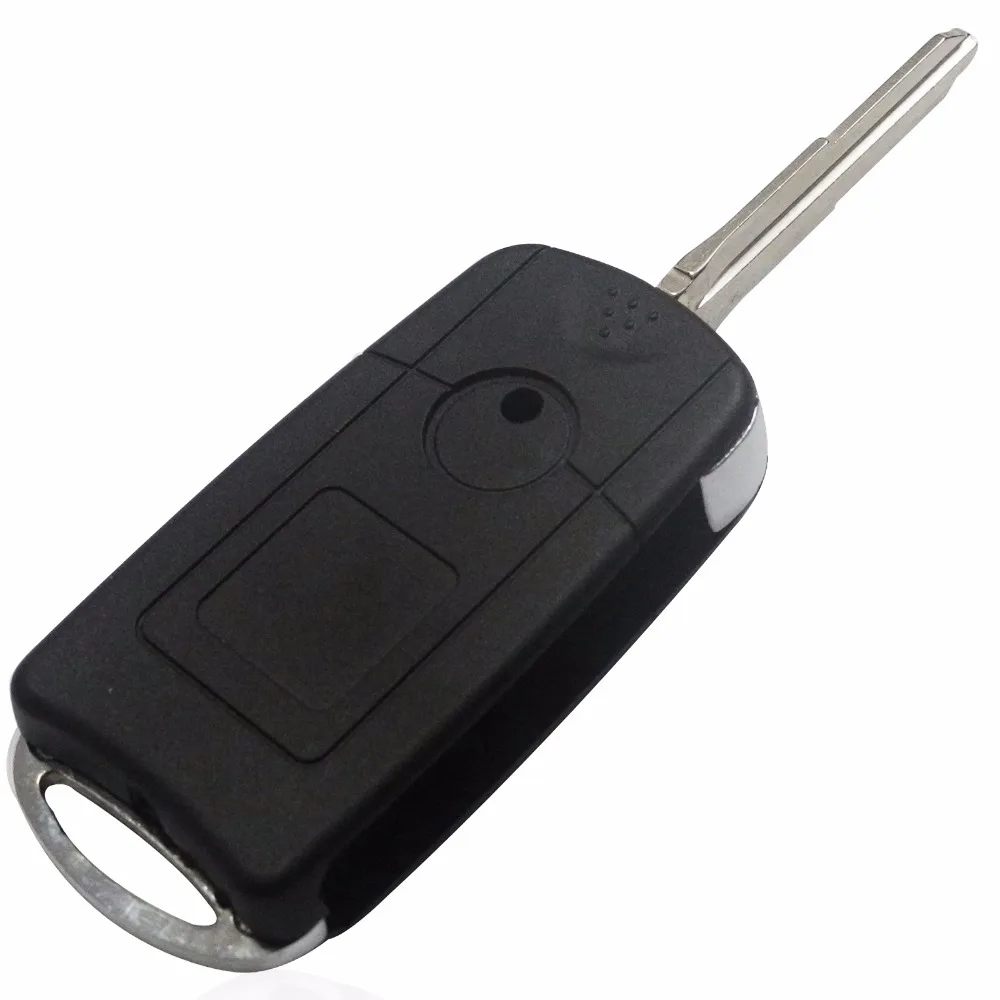 For Ssangyong Remote Modify Folding Flip Key Fob Shell Case 2 Button For Actyon SUV Kyron Rexton Car Styling Upgrade